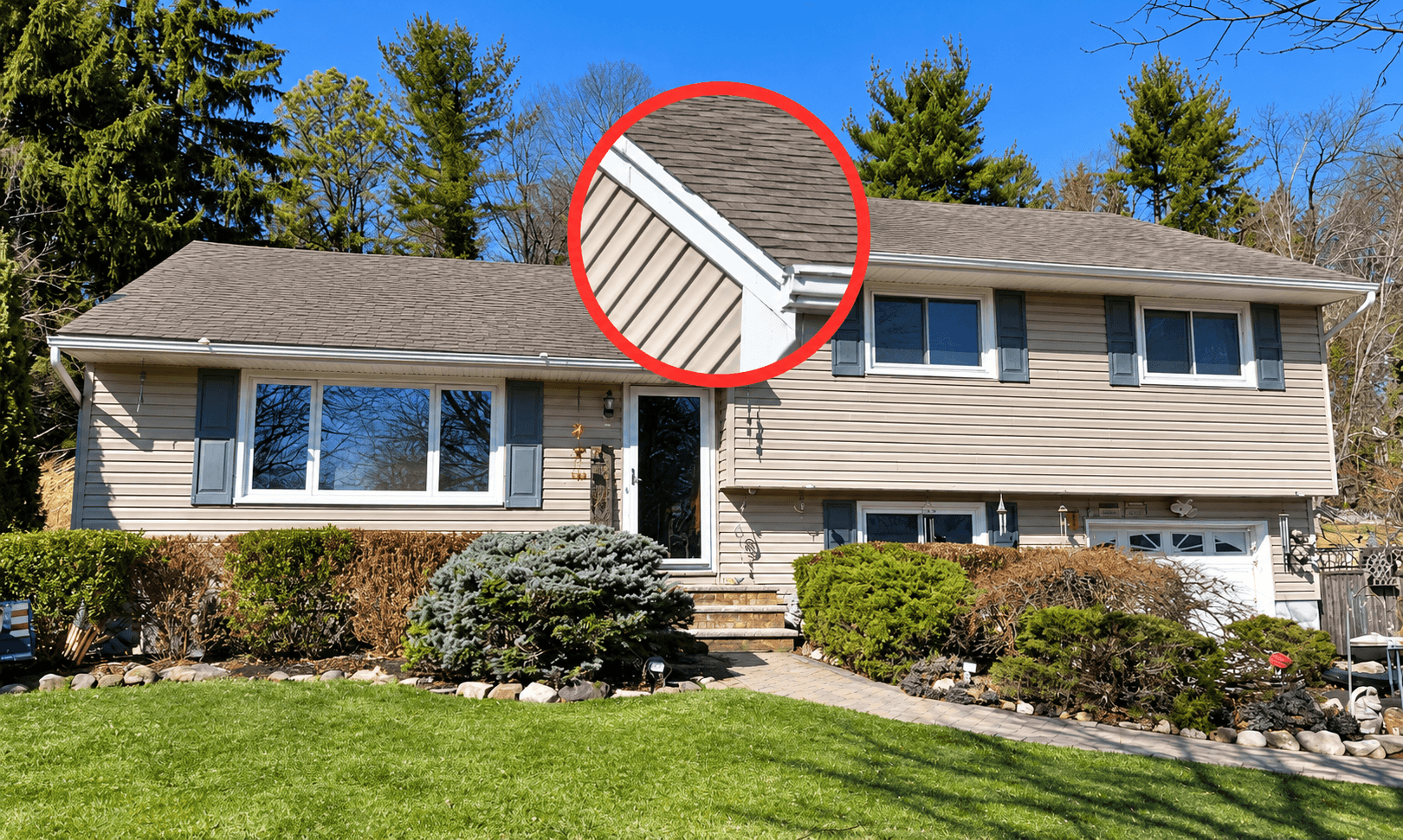 Vesta gutters project — custom seamless gutter and downspout installation