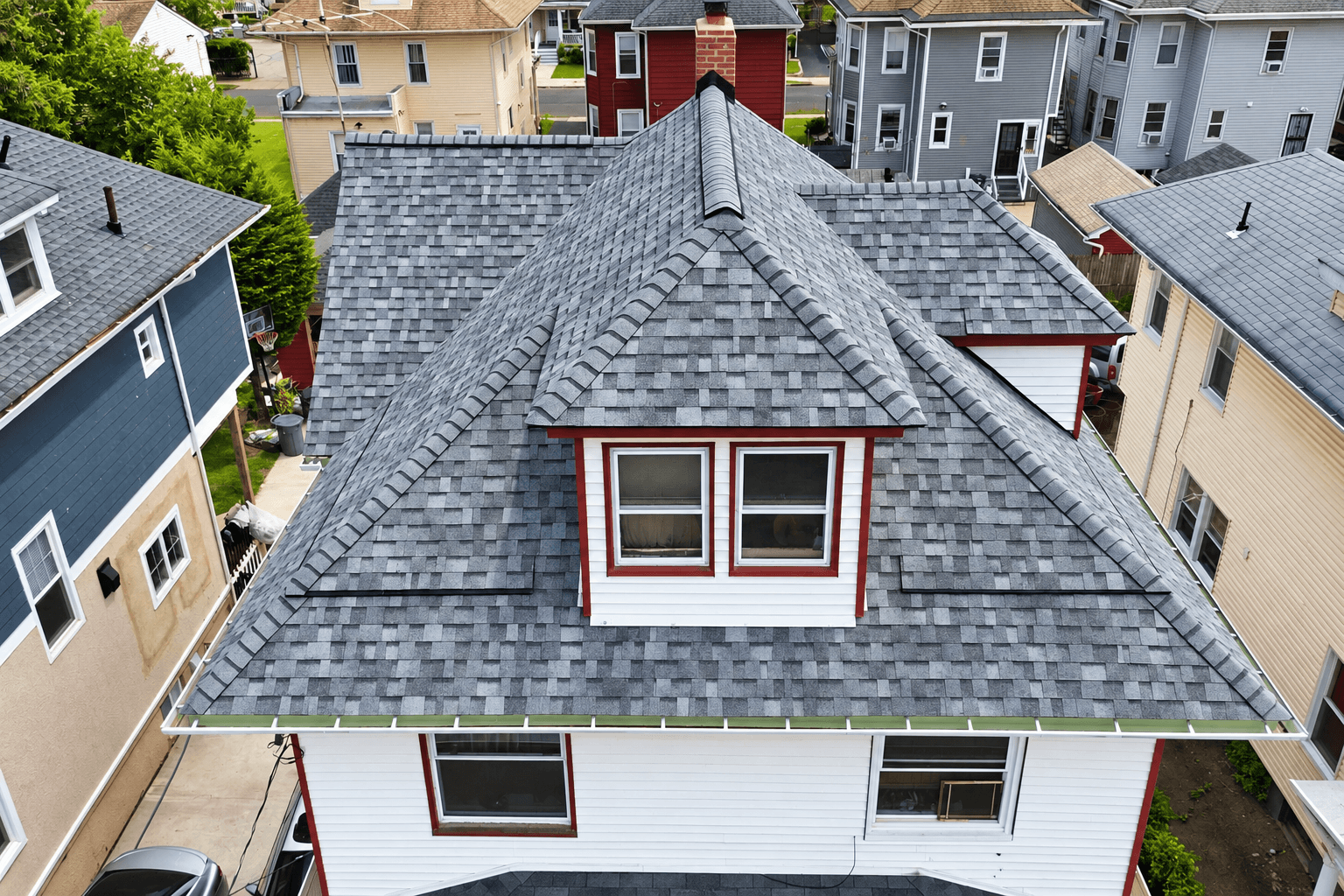 Vesta roofing project — complete teardown and premium shingle installation