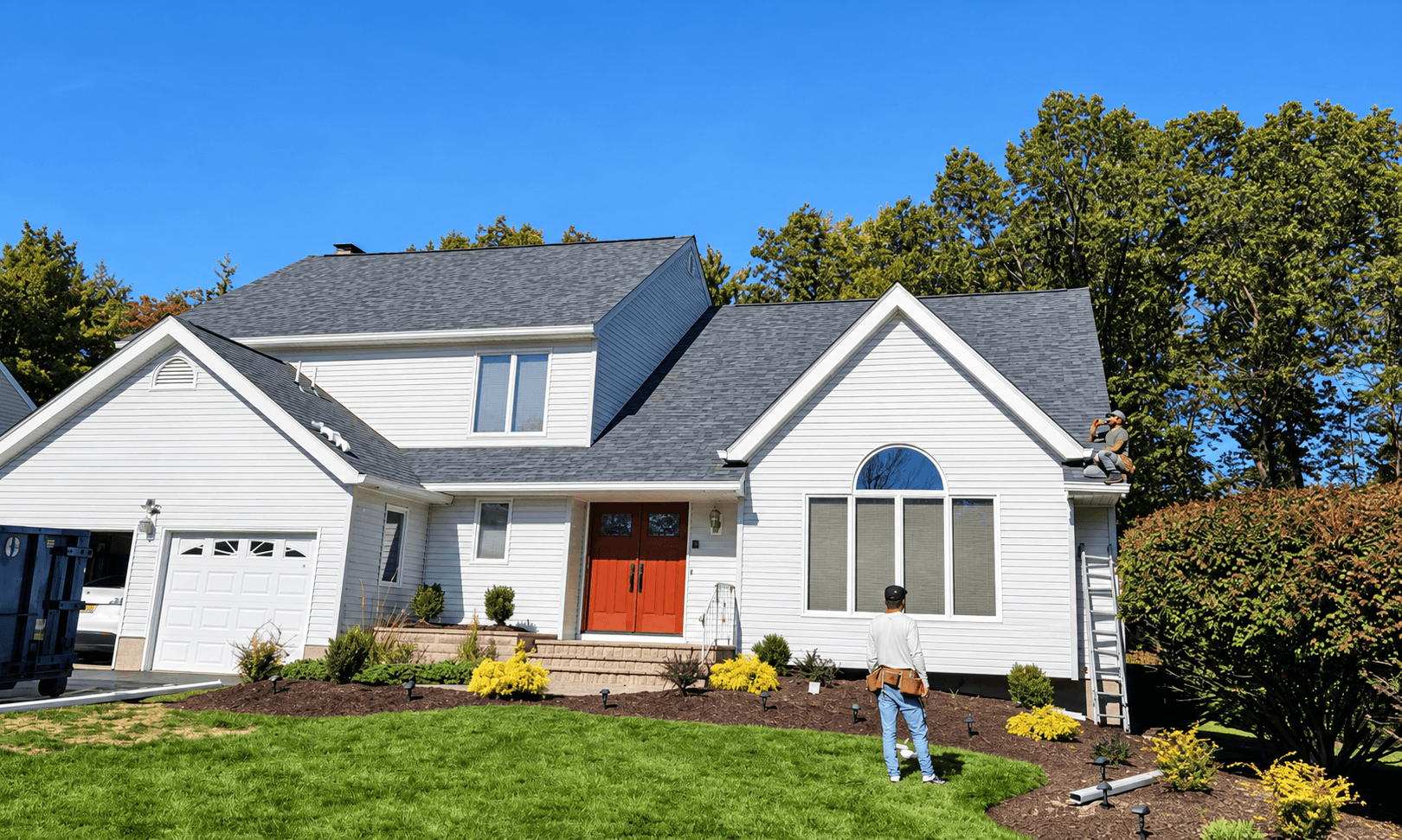 Vesta windows project — casement windows installed with custom capping