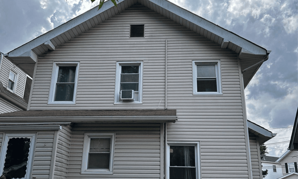 Completed exterior siding installation on residential home in New Jersey by Vesta Remodeling